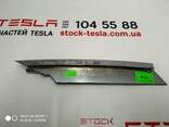 1Накладка люверса верхняя левая хром Tesla model S 6009387-00-C - фото 2