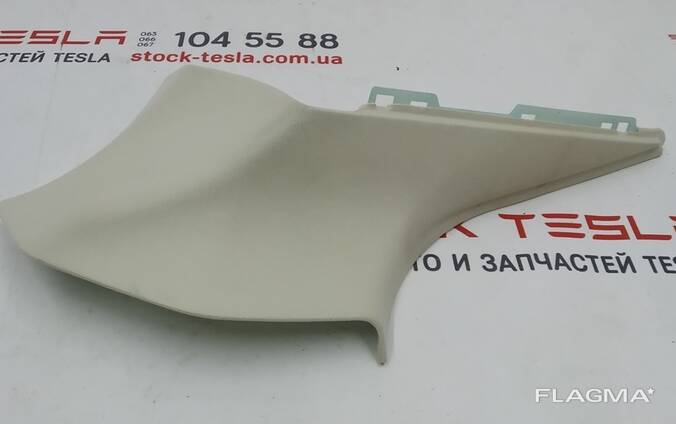 1Облицовка стойки С левая TEXTILE (FOG) Tesla model S, model S REST 1002510-00-D