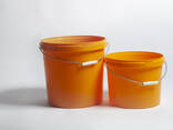 21 L round plastic bucket (container) with lid from manufacturer Prime Box (UA) - фото 1