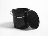 21 L round plastic bucket (container) with lid from manufacturer Prime Box (UA) - фото 8