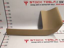 2Накладка центральной панели нижняя правая (TAN PVC) Tesla model X S REST 1002310-02-E