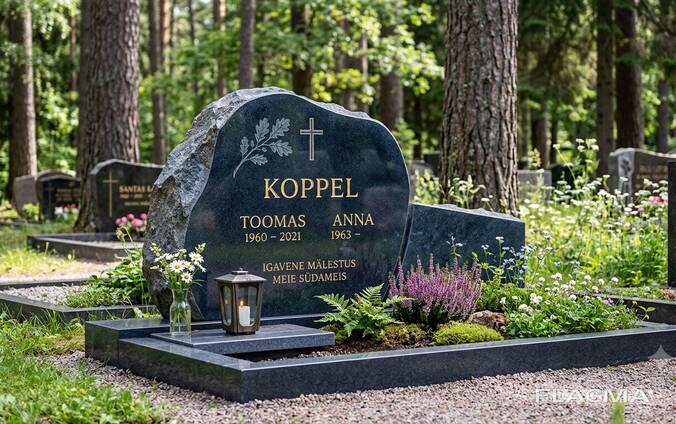 Anubis Eesti OÜ Graniidist hauakivide valmistamine ja paigaldamine „võtmed kätte“ põhimõttel