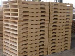 Double-Faced Euro Pallet 4-Way Entry Wood Material for Logistics Storage Warehouse