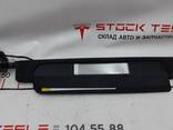 Козырёк солнцезащитный левый USD BLK NA COMMON Tesla model X 1108417-86-E - фото 1