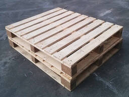 New pallet of wood Manufacturer Solid Hard Durable 4-Way euro pallet 80 x 120 stamped epal
