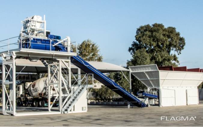 Mobiilne betoonitehas SUMAB F-60 (60 m3/h) Rootsi