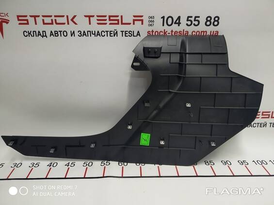 Облицовка центральной консоли левая передняя Tesla model S, model S REST 1008247-00-E