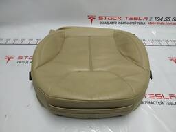 Обшивка нижней части водительского сиденья с подогревом PREM TAN Tesla model S 1013115-03-