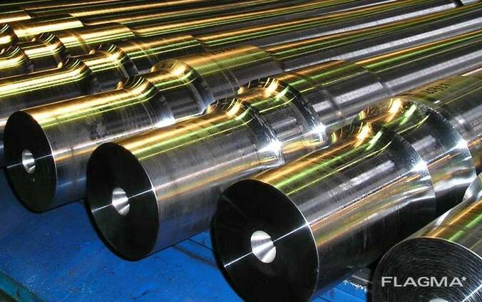 Оси черновые, оси полуобработанные