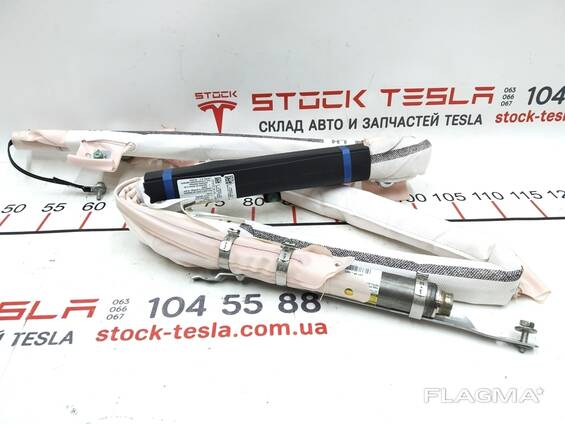 Подушка безопасности боковая левая (шторка) Tesla model S, model S REST 1005261-00-D