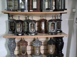 Скамейки, фонари и лампады на кладбище от производителя (с установкой)