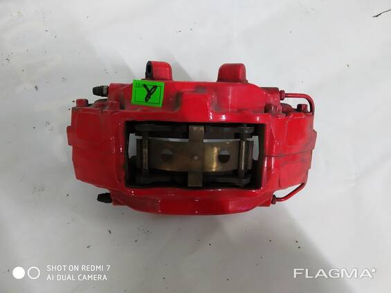 Суппорт тормозной передний левый RED AWD Tesla model S, model S REST 1042639-01-F
