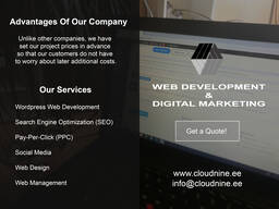Web development and Digital Marketing