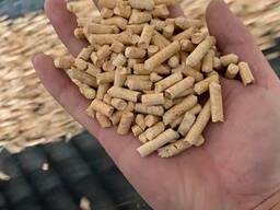 Wood pellets blown in bulk